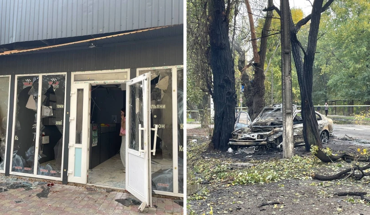 У Павлограді ліквідовують наслідки ворожої атаки — постраждалим видають плівку та ОСБ-плити